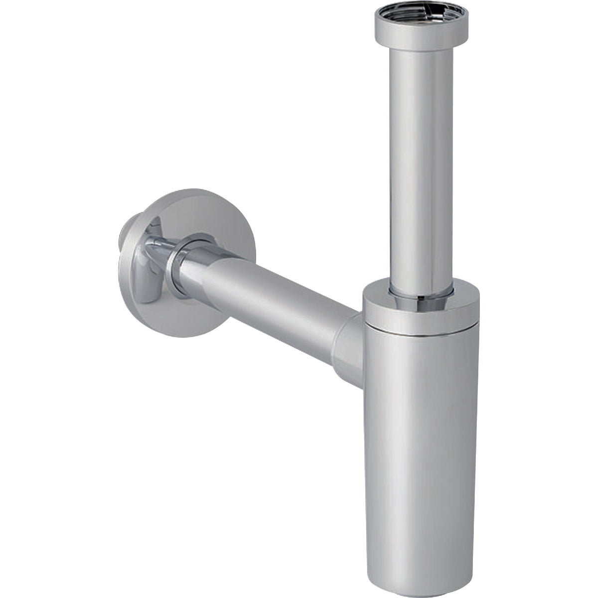 Pungvandlås 1.1/4" x 40 mm forkromet
