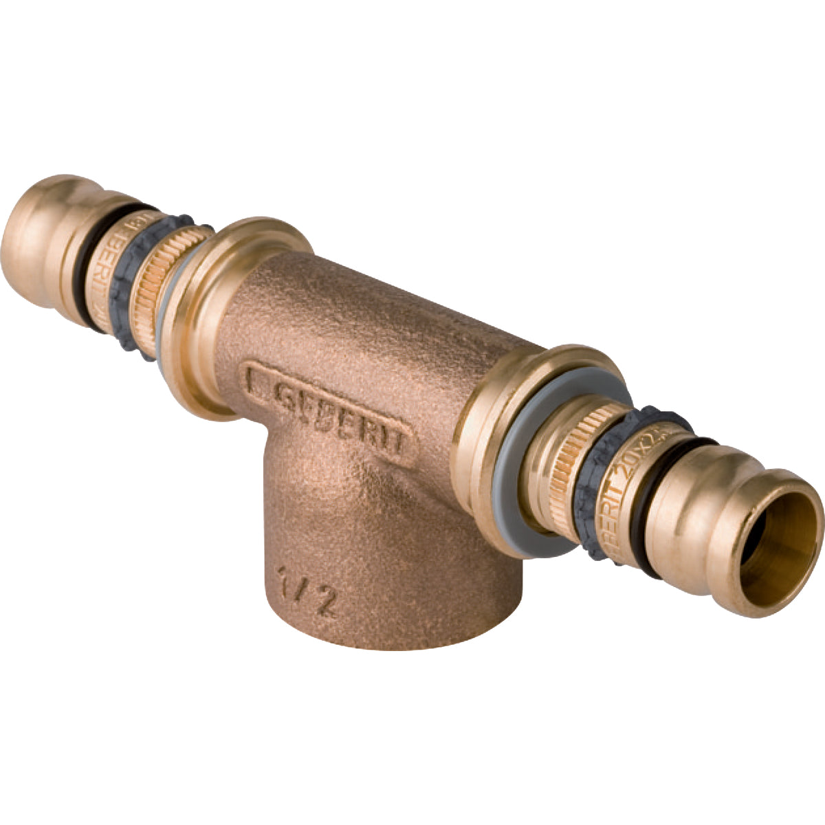 63 mm x 2" Pres T-stykke muffe Mepla