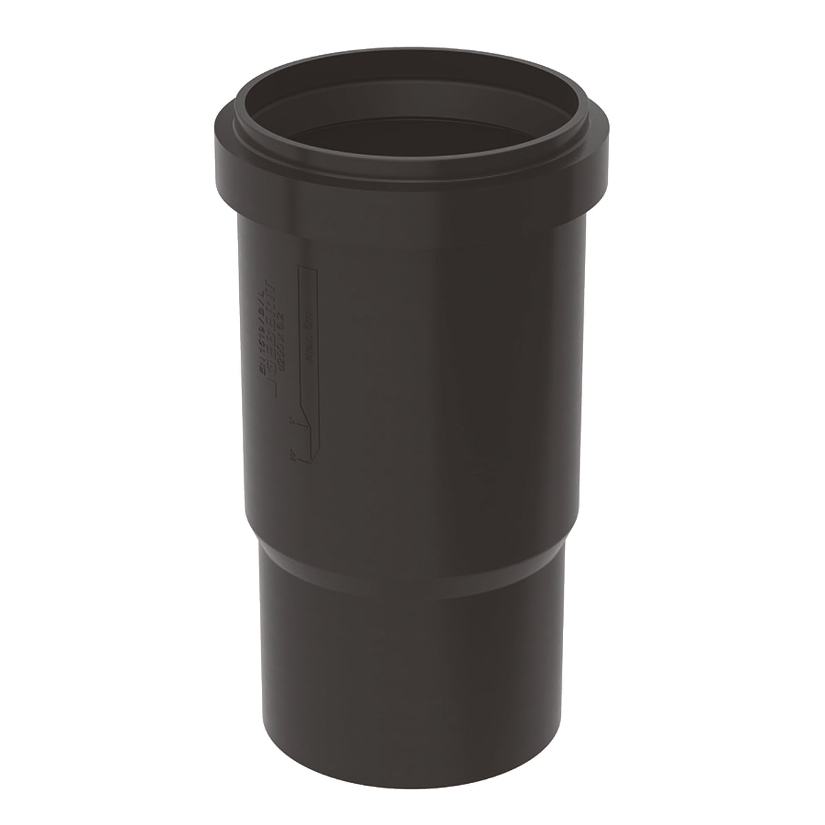 200 mm Langmuffe sort PEH Geberit