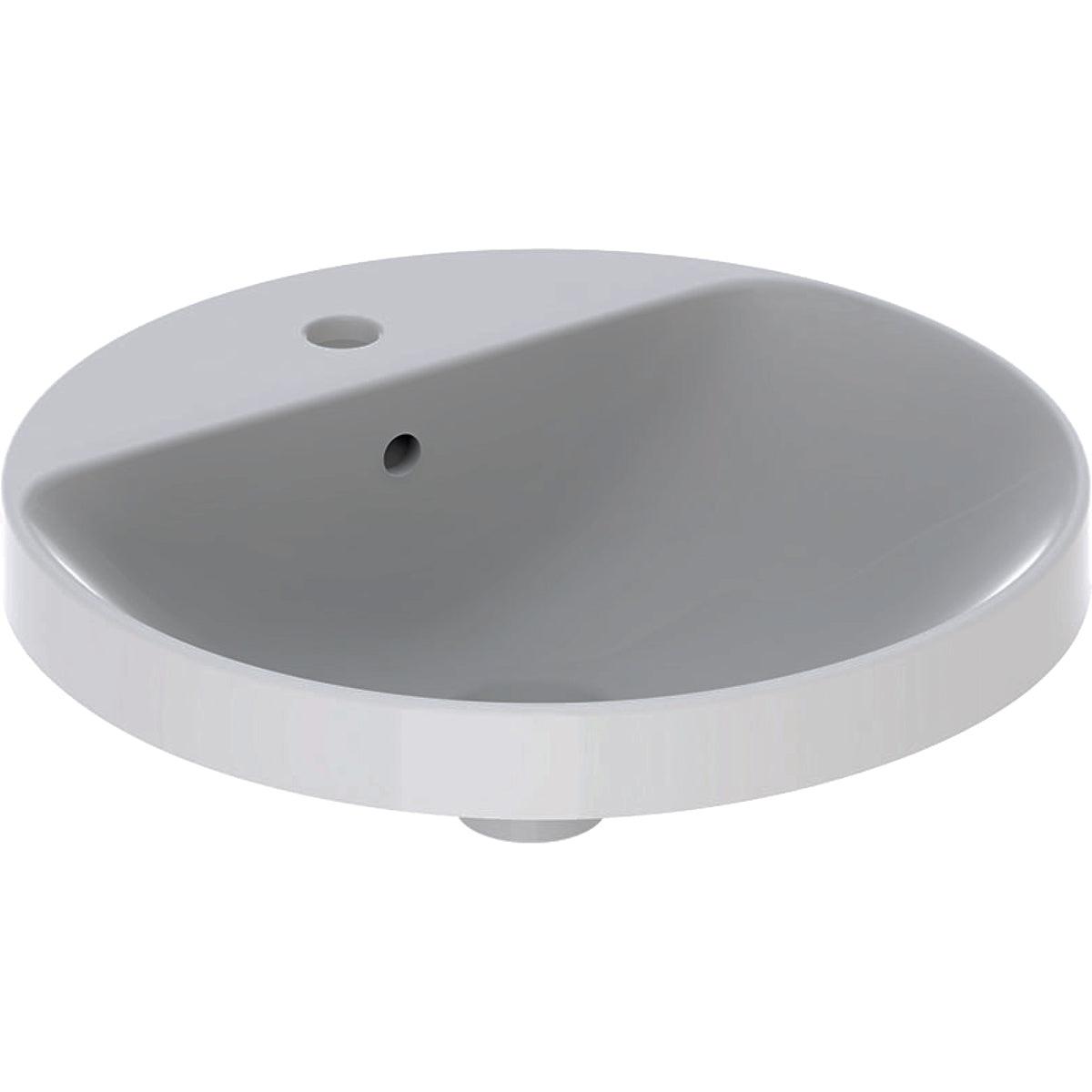 variform vask t/indb. rund 48cm, hvid