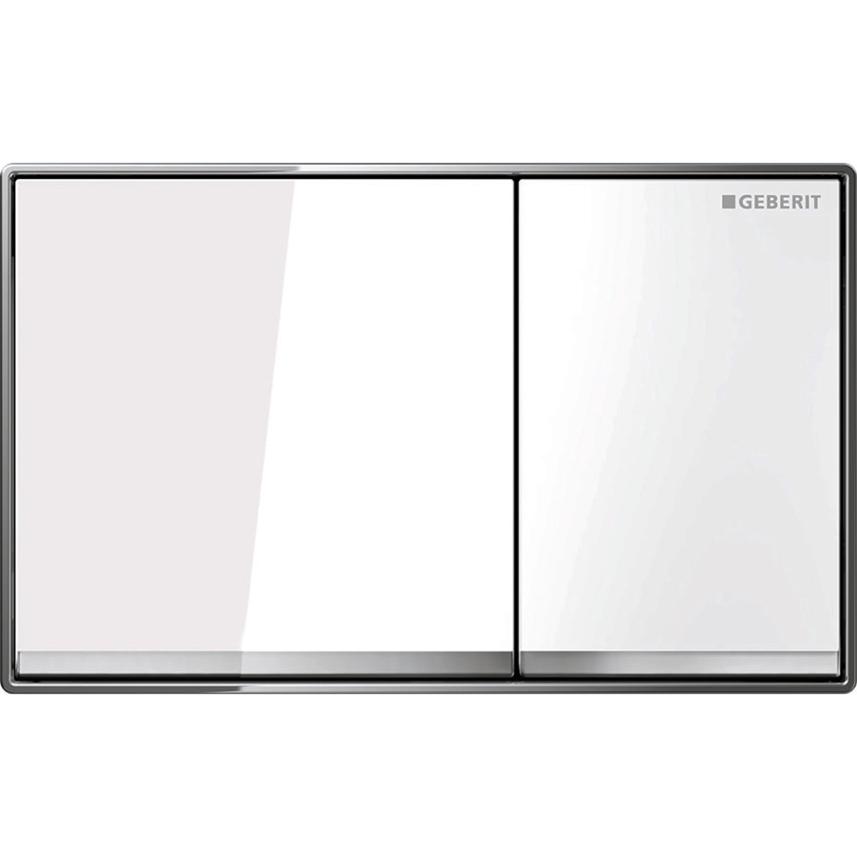 Betjeningsplade Omega 60, hvid glas