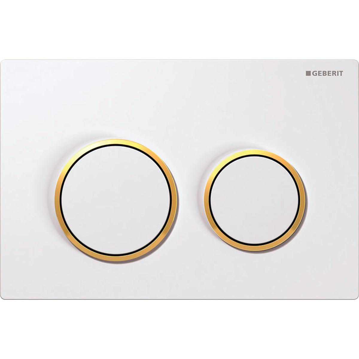 Kappa 21 betjeningsplade, hvid-guld-hvid