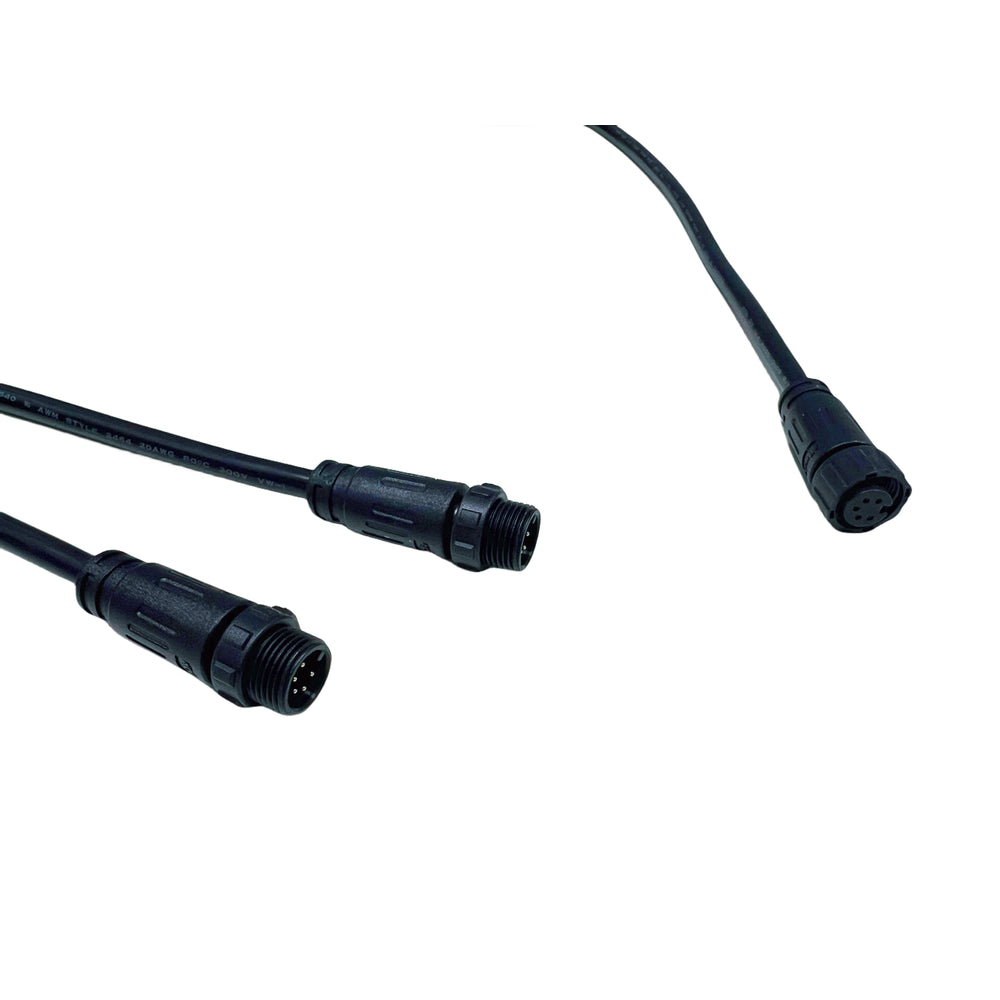RGBW Saunalys Splitter med 2 Veje, 24V Input og IP68 Vandtæt Design