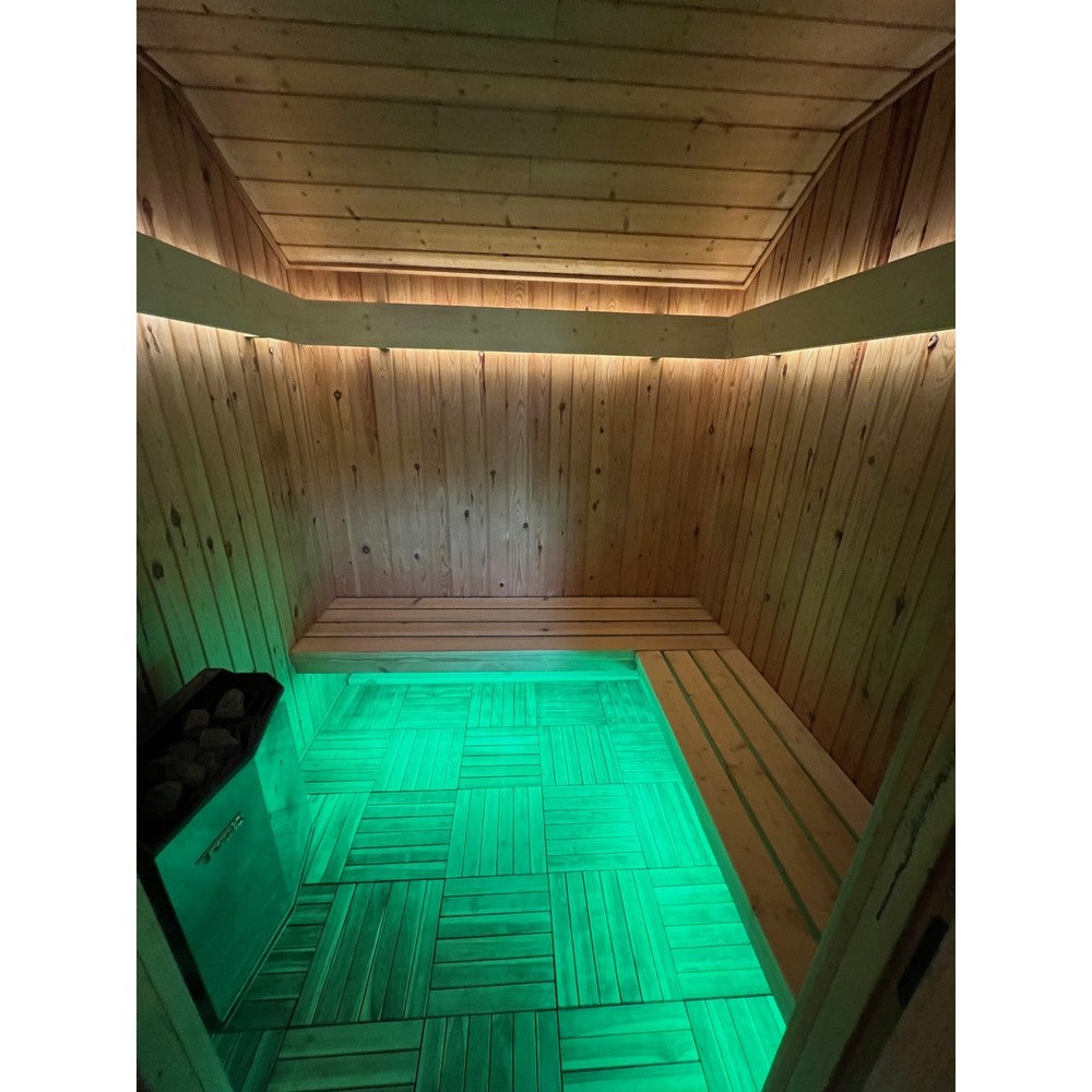 LEDlife RGBW Sauna LED strip - 5M, 14W pr. meter, IP68, 24V, 70W/m, 5000lm/m, RA80, Vandtæt