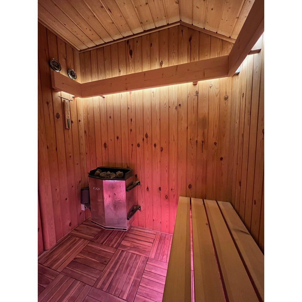 LEDlife RGBW Sauna LED strip - 5M, 14W pr. meter, IP68, 24V, 70W/m, 5000lm/m, RA80, Vandtæt