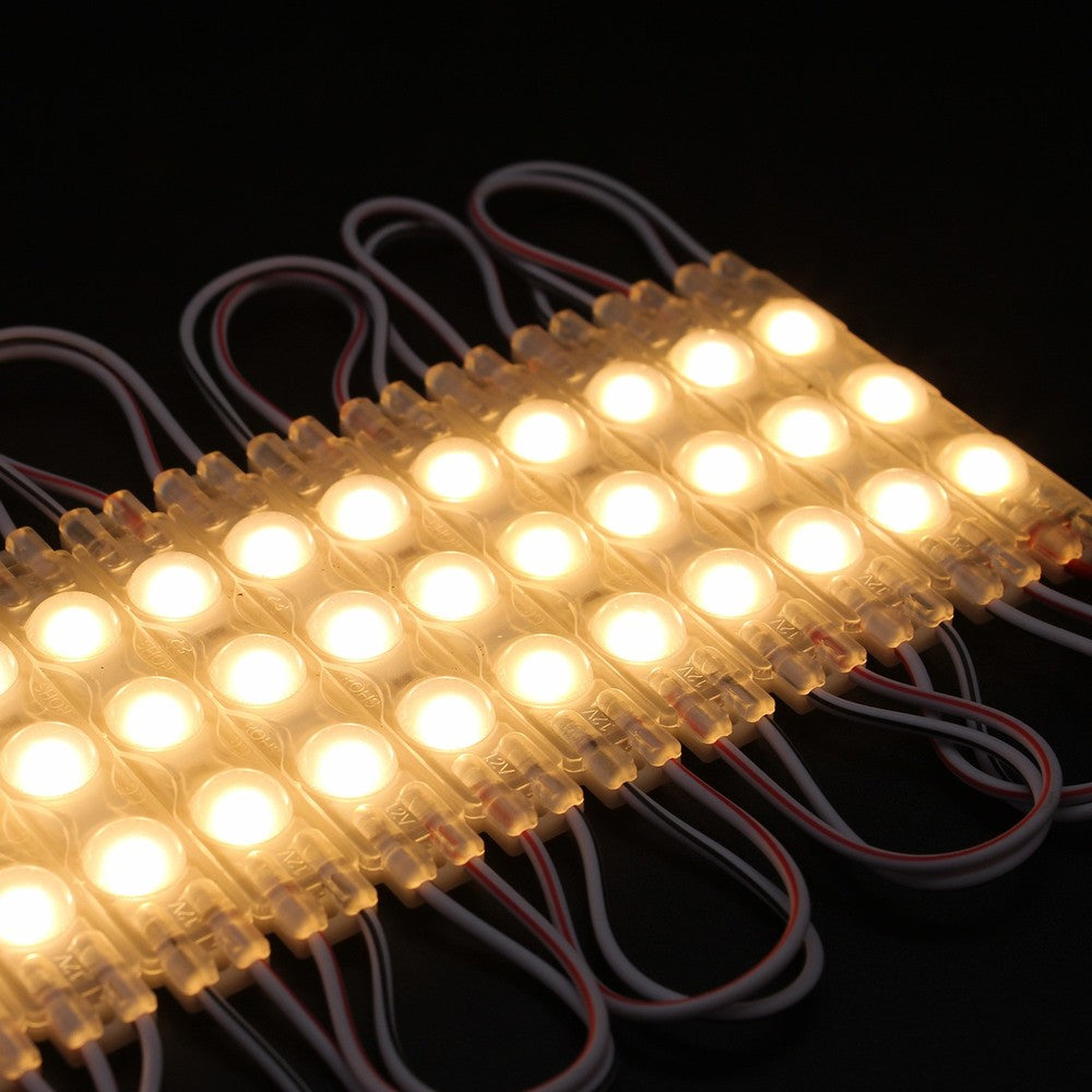 Vandtæt LED modul - 1,1W, IP66, 12V, 115lm/m, RA60, skilte og specialløsninger