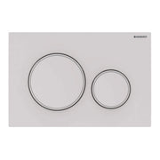 Geberit Sigma 20 betjeningsplade i mat hvid/hvid