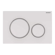Geberit Sigma 20 betjeningsplade i hvid/mat hvid