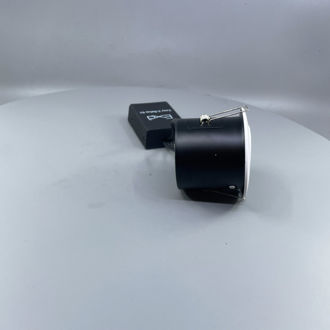 Daxtor Easy 2-Setup 63 GU10 indbygningsspot, hvid, kipbar, Ø88 mm (360° frame 19)
