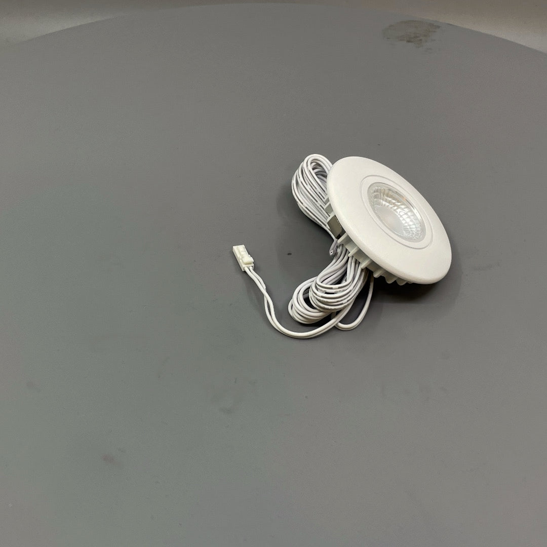 Daxtor Furniture DL 16 LED møbelspot 3W 2700K – mat hvid (360° frame 19)