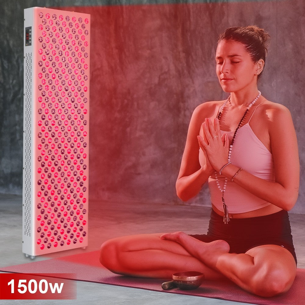 Vitality PRO 1500 Infrarød Lysterapi Panel 420W, Hvid - Effektiv lysterapi med 420W og 230V til hjemmebrug.
