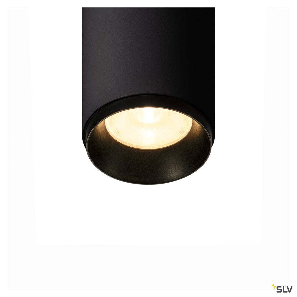 NUMINOS S, spot, 3000K, 1020 lm, 36°, til 3-faset, sort/sort