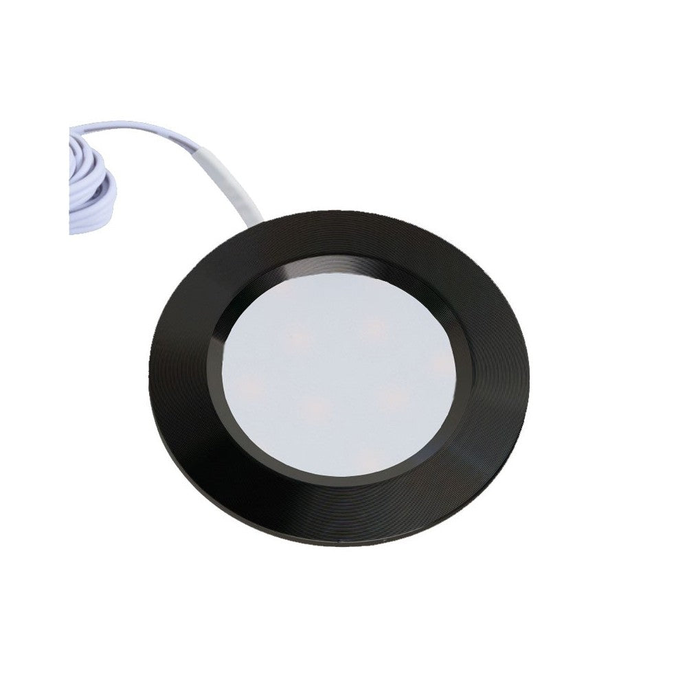LEDlife Reco68 Sort Møbelspot 3-pak m. Dæmpbar Strømforsyning - 2,5W, 12V, 180lm, RA80