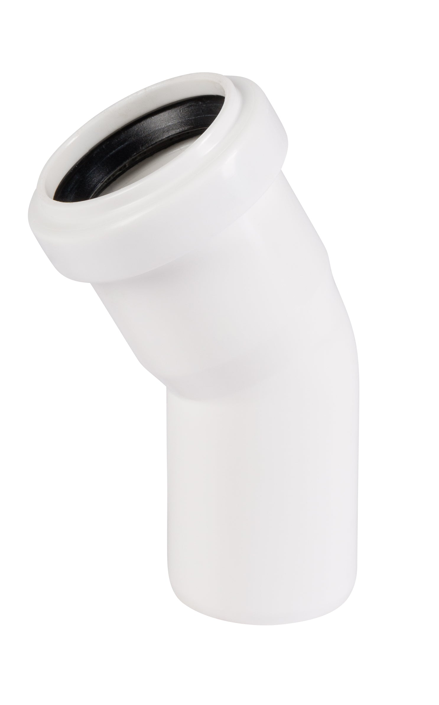 40 mm x 30° Bøjning afløb hvid PP