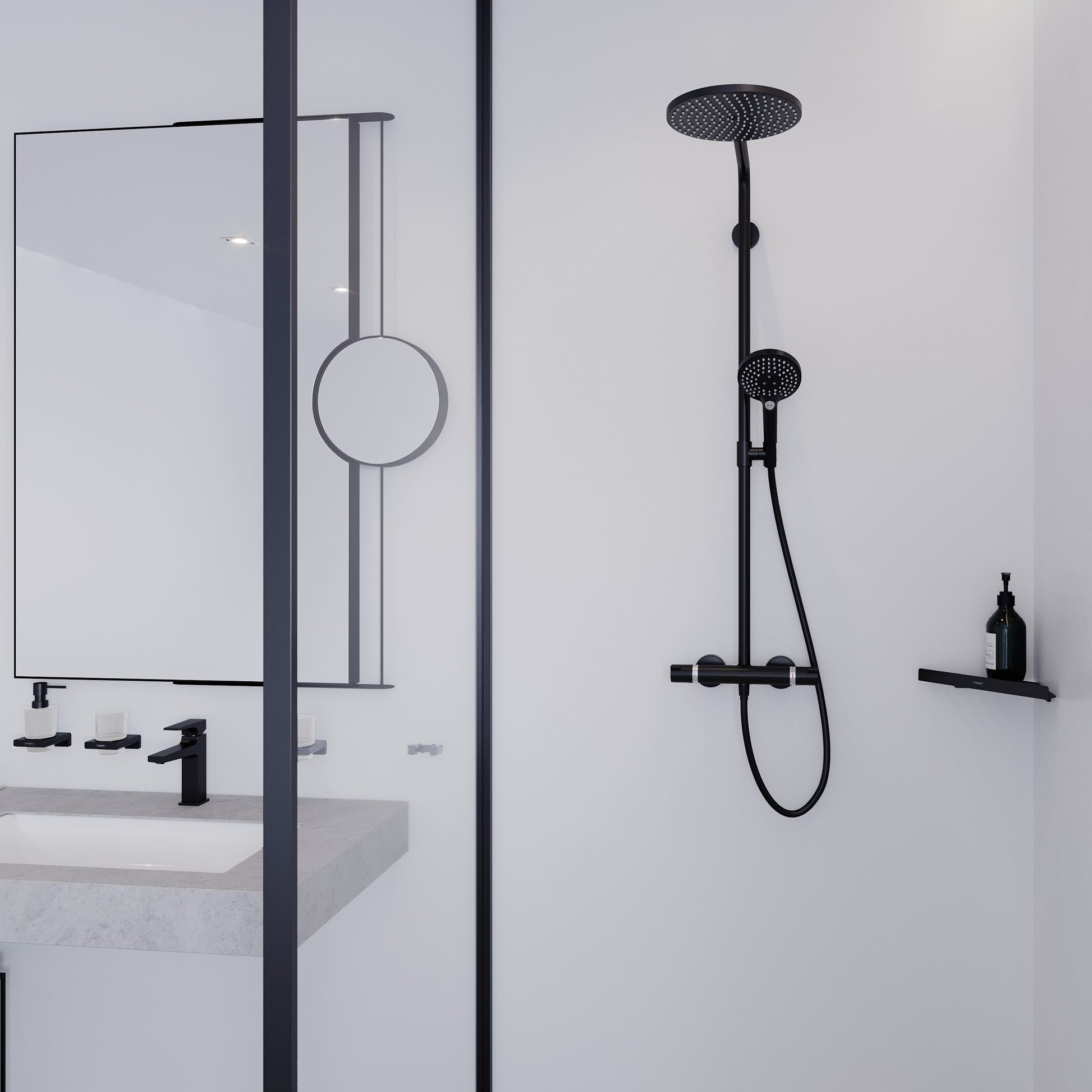 Hansgrohe Raindance Select S håndbruser 120, mat sort