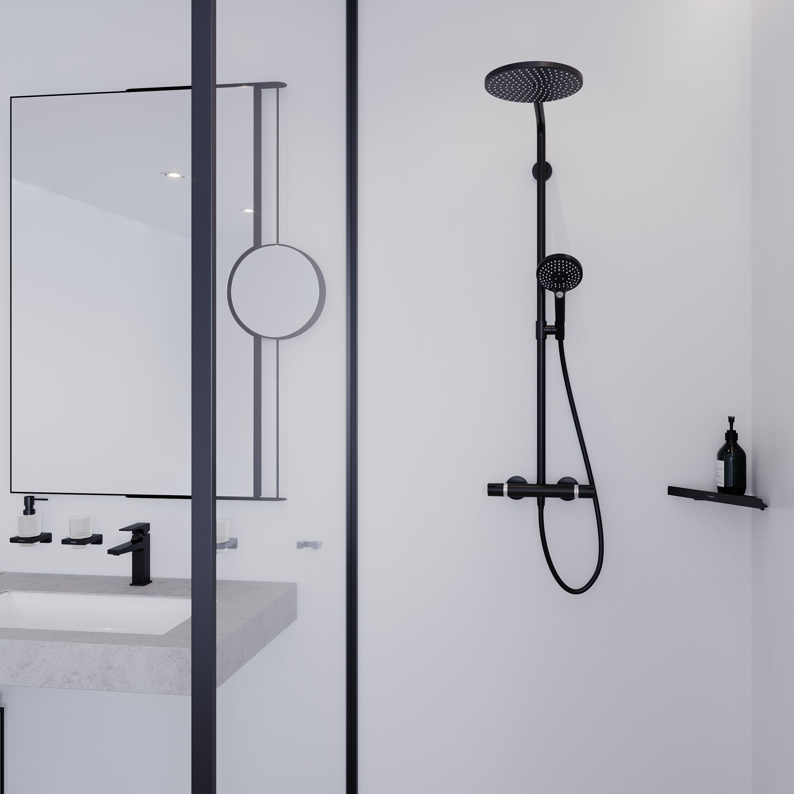 Hansgrohe Raindance Select S håndbruser 120, mat sort