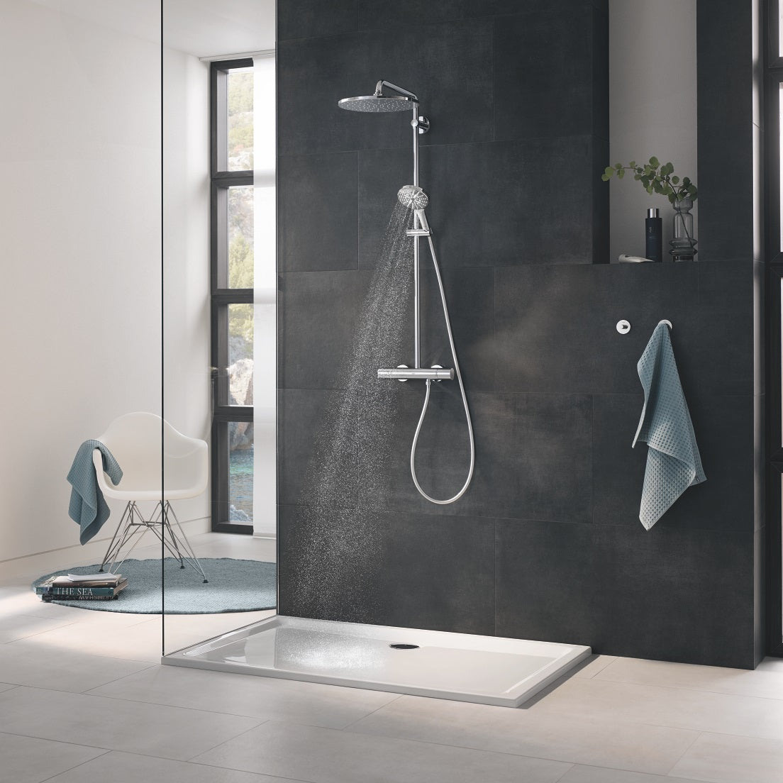Grohe brusesystem Rainshower SmartActive 310 med termostat