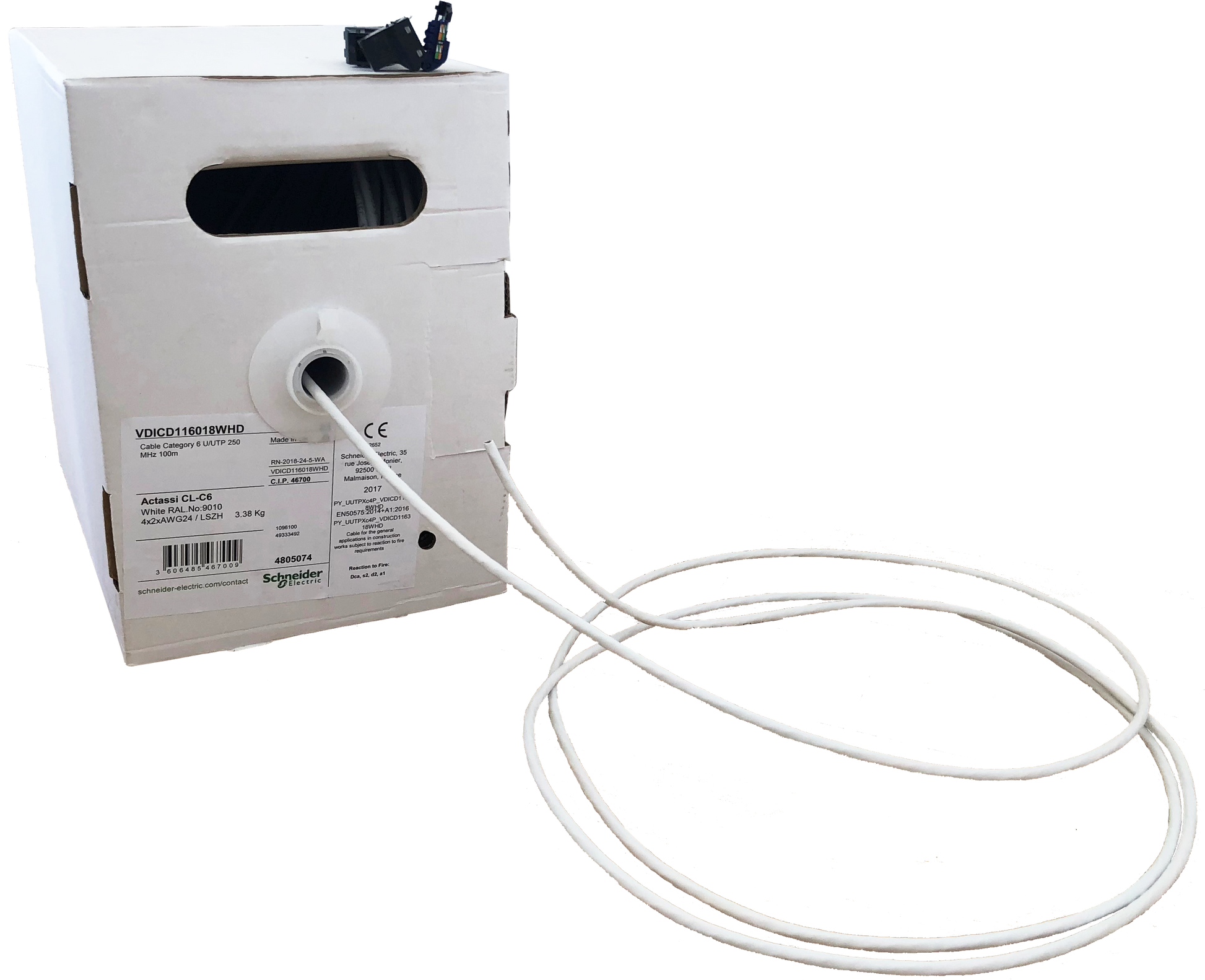 ACTASSI KABEL KAT6 U/UTP 4P 100M DCA HV
