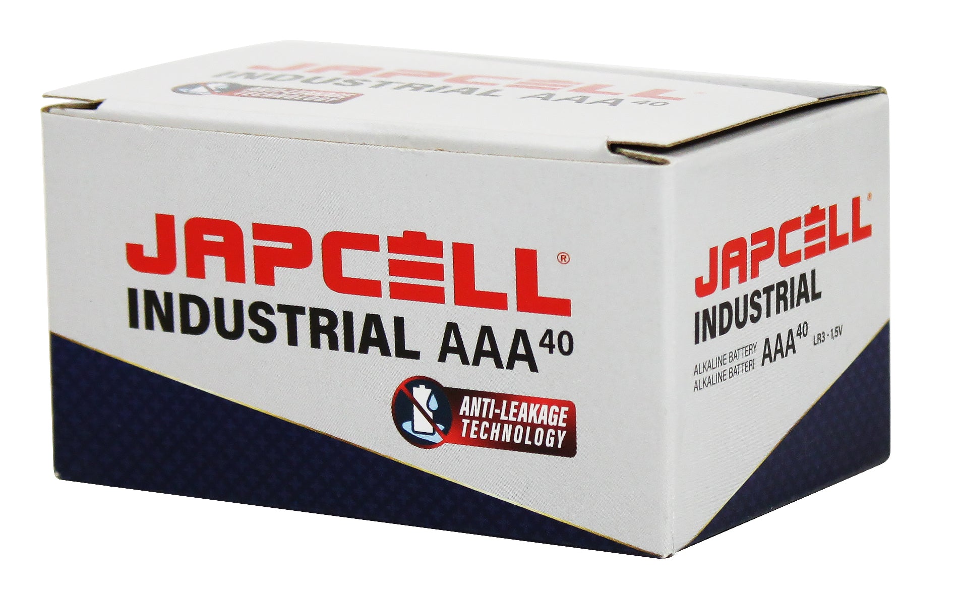 Japcell Industrial batteri 1,5 V, AAA/LR03, 40 stk.