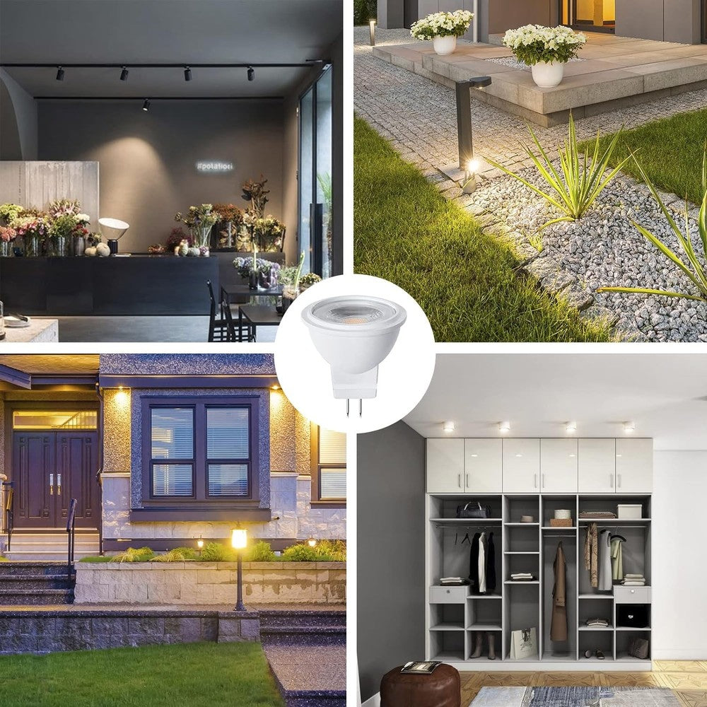 LEDlife UNO1 LED spotpære - 1,2W, 35mm, 12V, MR11 / GU4 - Erstatter 30W - RA80 - 120lm