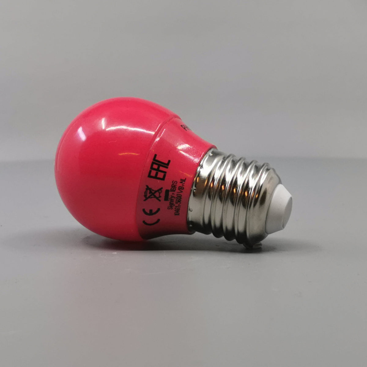 Philips LED Krone Kulørt 3,1W P45 E27 Rød (360° frame 2)