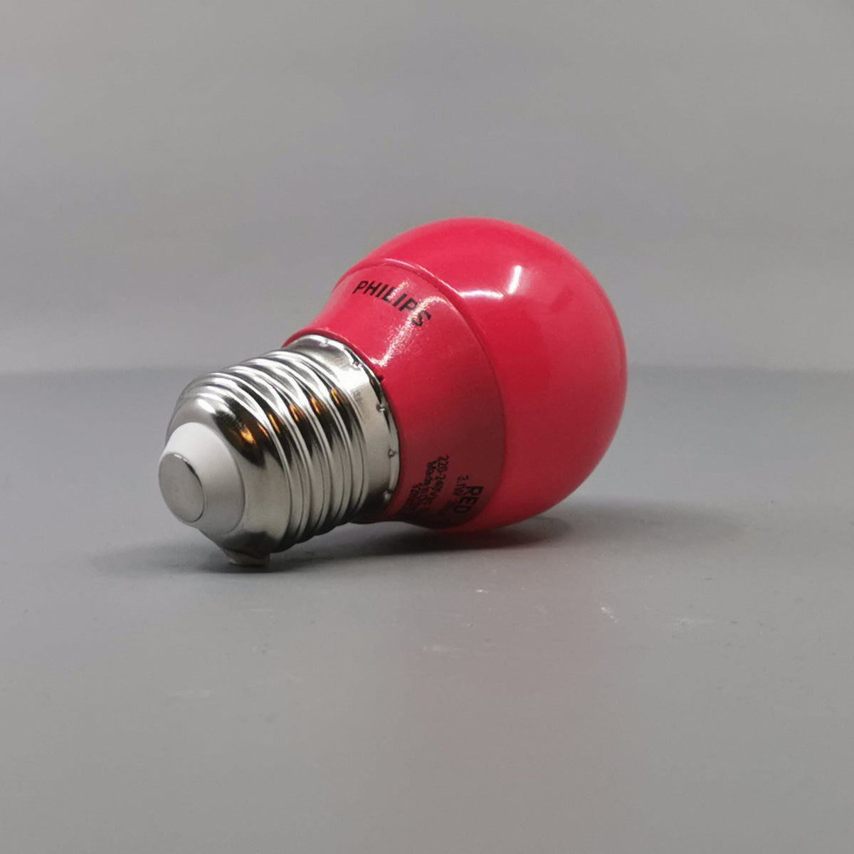 Philips LED Krone Kulørt 3,1W P45 E27 Rød (360° frame 10)