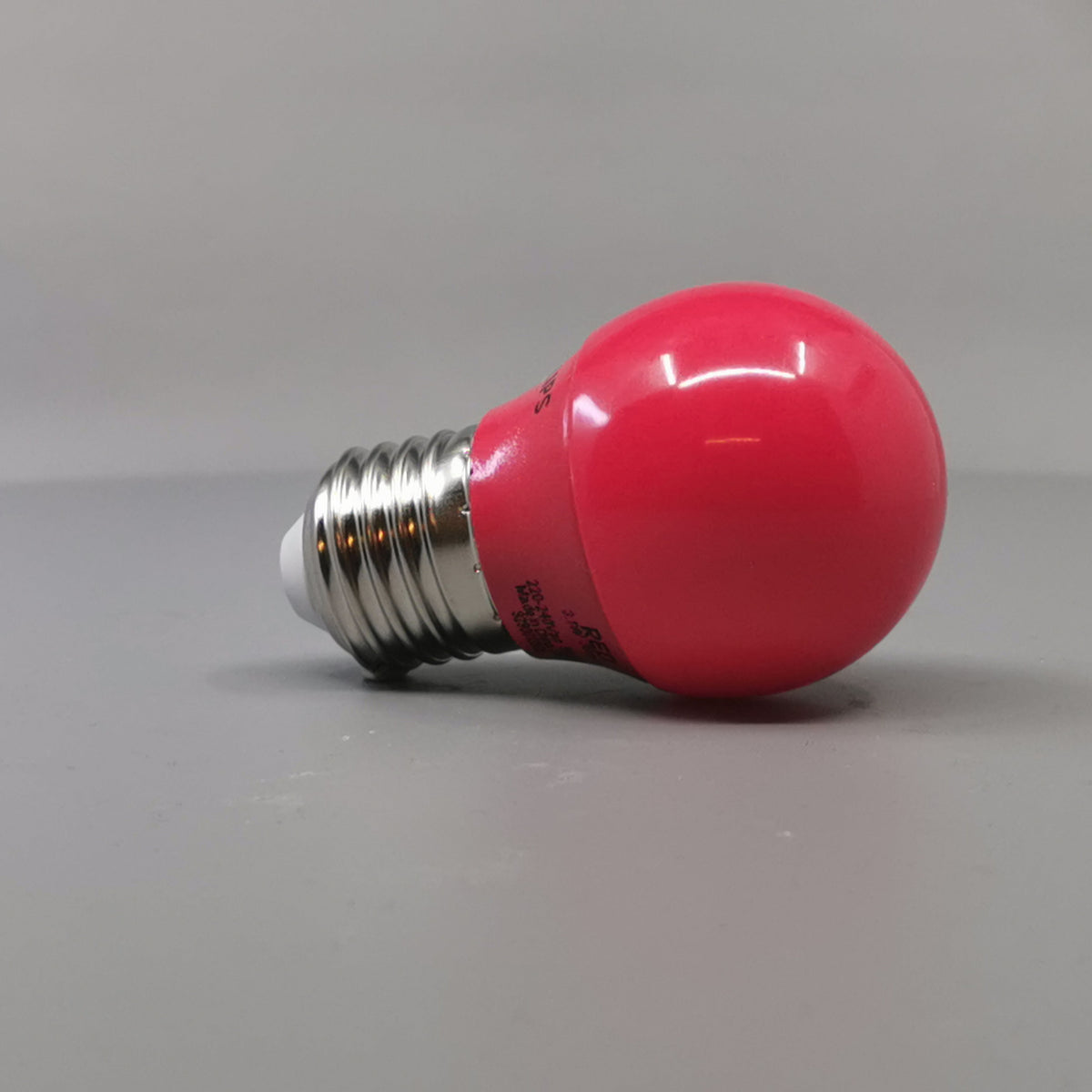 Philips LED Krone Kulørt 3,1W P45 E27 Rød (360° frame 14)