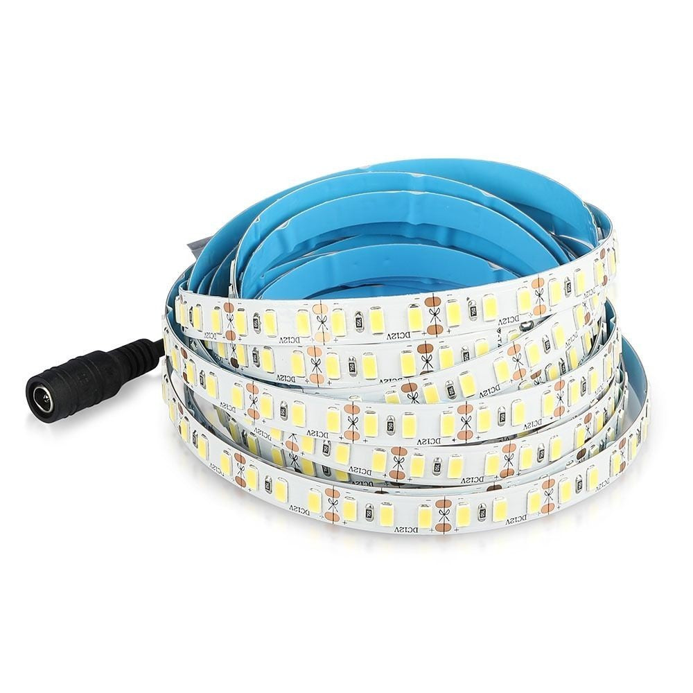 V-Tac 5m LED Strip - 20W/m, Høj Lumens, RA 95, IP20, 120 LED/m