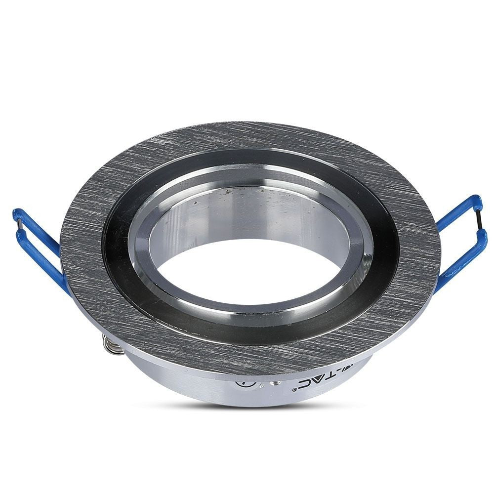 Downlight kit uden lyskilde - Børstet aluminium (Ø9,1 cm) - Vælg MR16 eller GU10 fatning