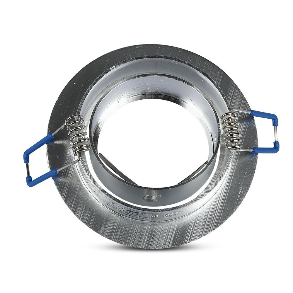 Downlight kit uden lyskilde - Børstet aluminium (Ø9,1 cm) - Vælg MR16 eller GU10 fatning