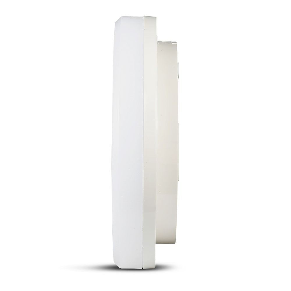 V-Tac 15W LED loftslampe - IP44, Ø20cm, 230V, inkl. lyskilde - Hvidlys 1850lm