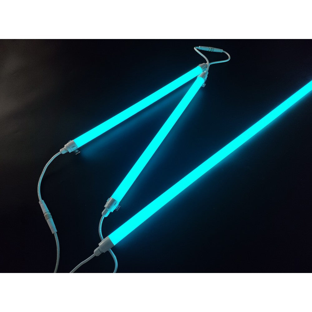 CyberTube 60cm RGBIC LED-lysstrimmel - 8,5W, IP67, 24V, gennemfortrådet