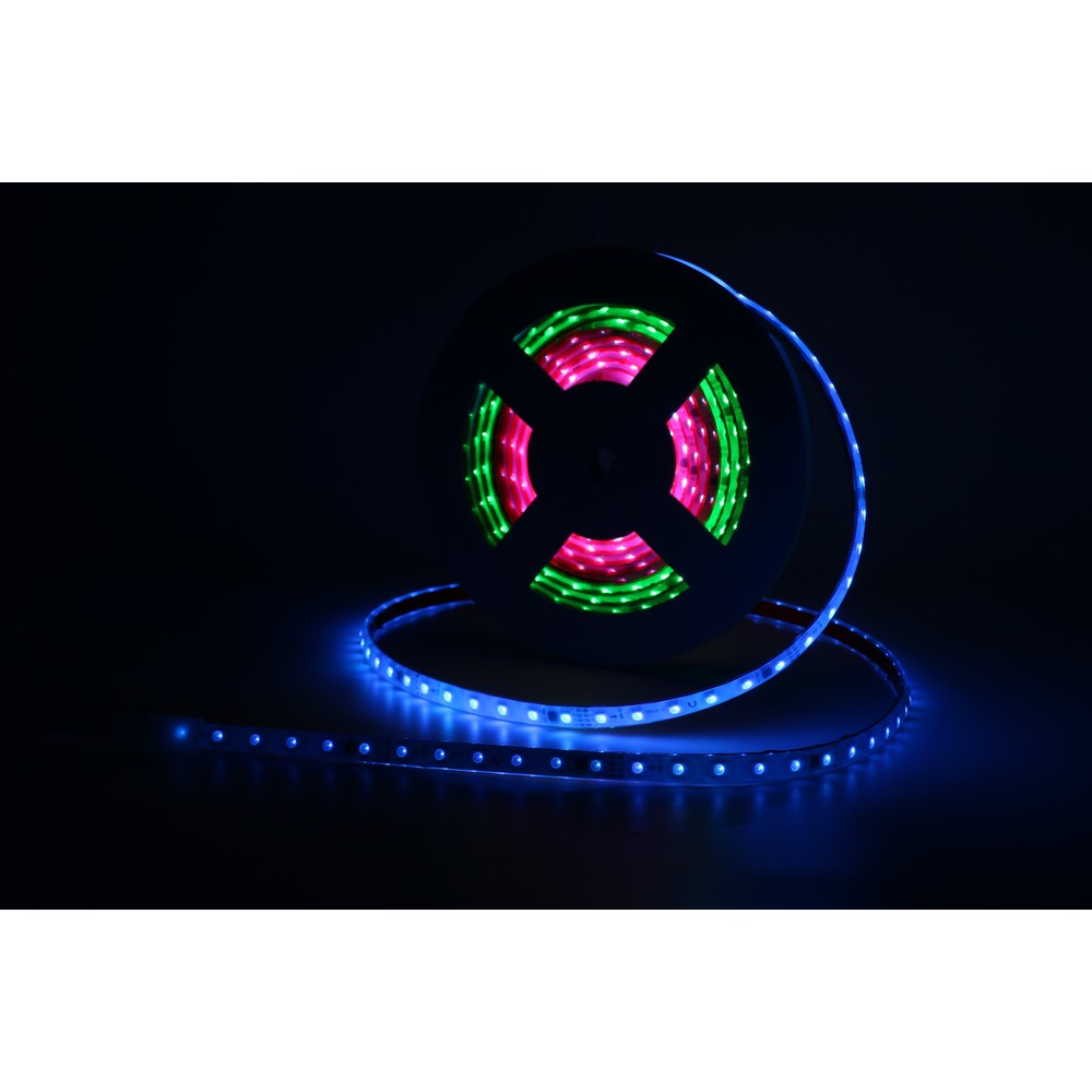 12W/m RGBIC LED strip sæt - 5m, IP68, 60 LED pr. meter, 24V