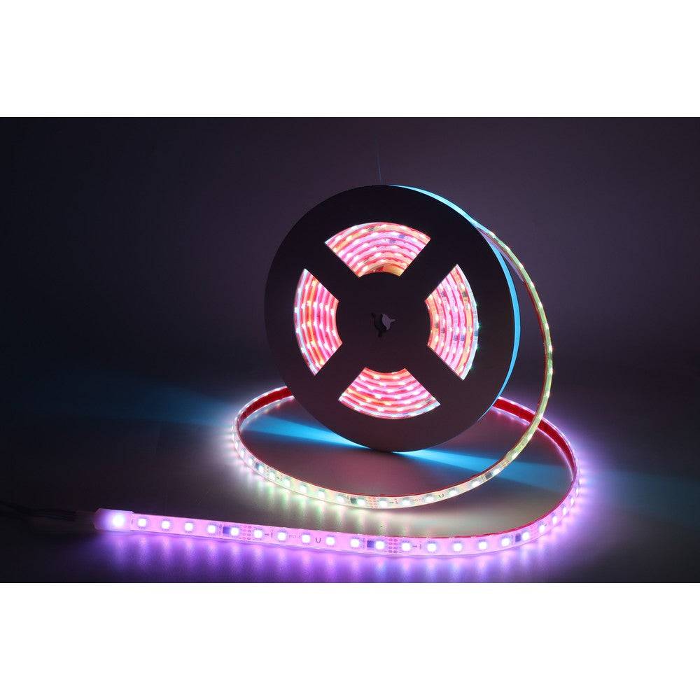 10m RGBIC LED strip sæt, 12W/m, 60 LED pr. meter, IP68, 24V