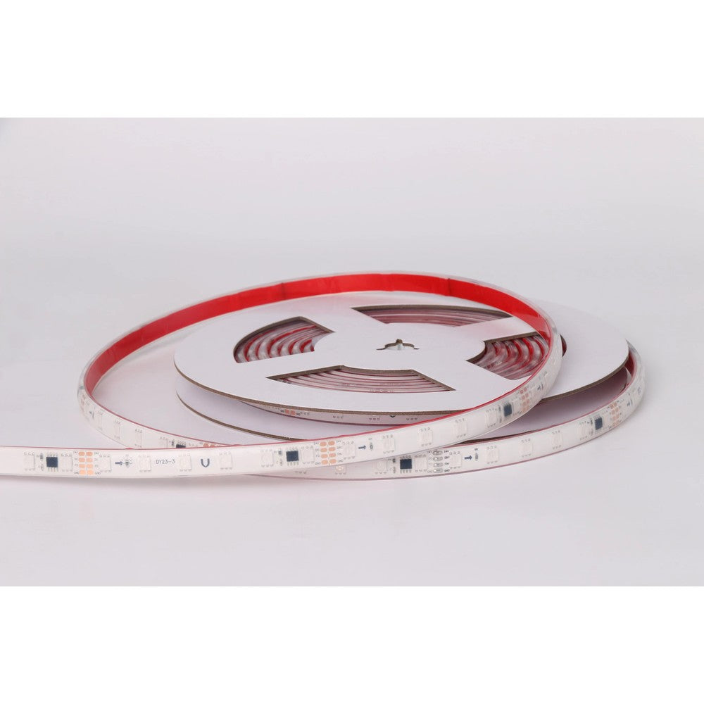 10m RGBIC LED strip sæt, 12W/m, 60 LED pr. meter, IP68, 24V