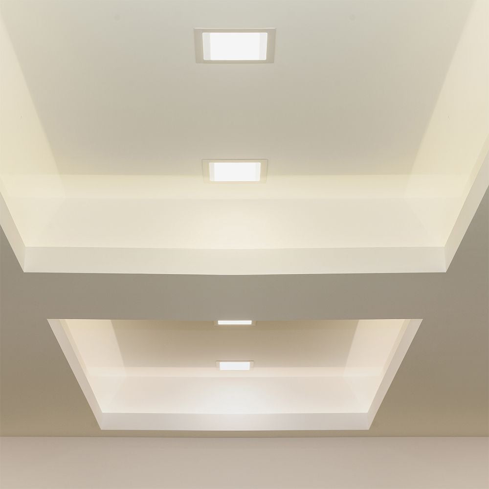 V-Tac 24W LED indbygningspanel - Hul: 28cm x 28cm, Mål: 29,5cm x 29,5cm, 230V, 2500lm, RA80