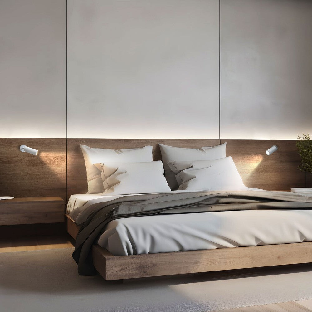 Madara Slim GU11 LED Armatur uden lyskilde - Hvid, 230V, IP20, 36x95x165, sokkel 60x25