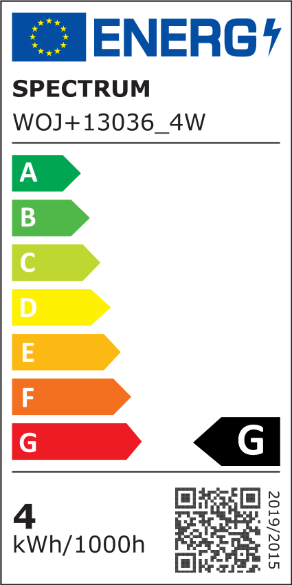 C37 LED kertepære 4W E27 - 230V, Varm Hvid, Spectrum - Energibesparende og miljøvenlig lyskilde til hjemmet