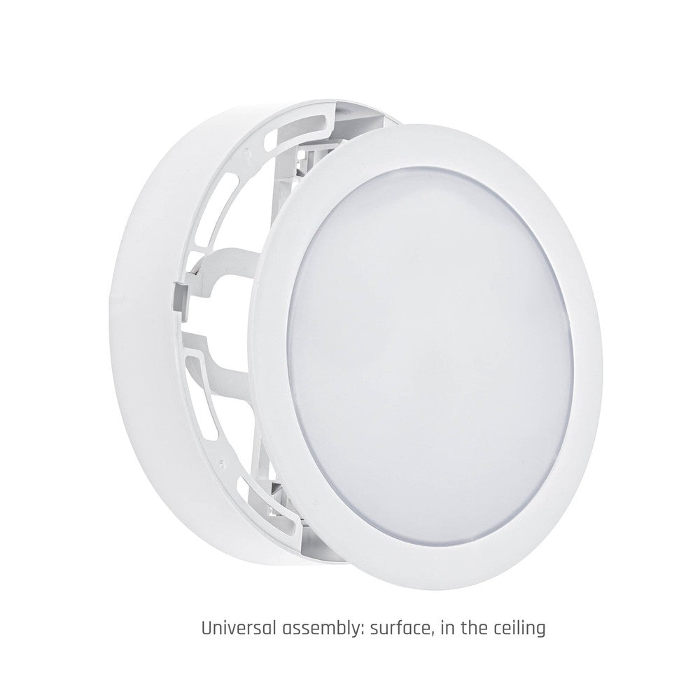 ALGINE 2-i-1 Downlight 12W 1160lm - Varm Hvid, 230V, IP20, Rund
