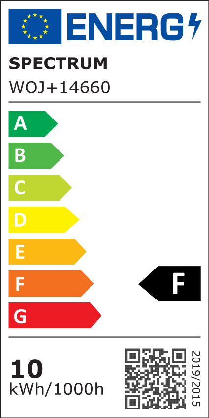 LED Pære 10W E27 - 24V AC/DC, Varm Hvid, Spectrum, 1050lm, RA80 - Energibesparende lyskilde til forskellige belysningsbehov