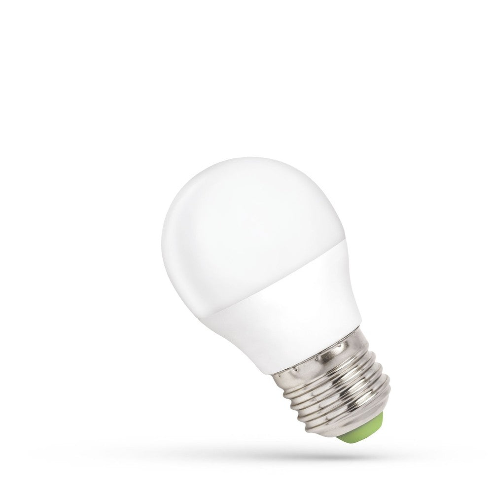 LED Kugle 5W E27 - 230V, Varm Hvid, Dæmpbar, Spectrum, 470lm, RA80