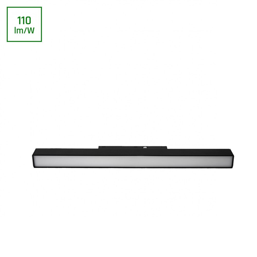 Lineær armatur 300mm 10W 3000K Sort - Shift Basic - Energibesparende LED-armatur med 350lm og RA80. Passer perfekt til indendørs belysning.