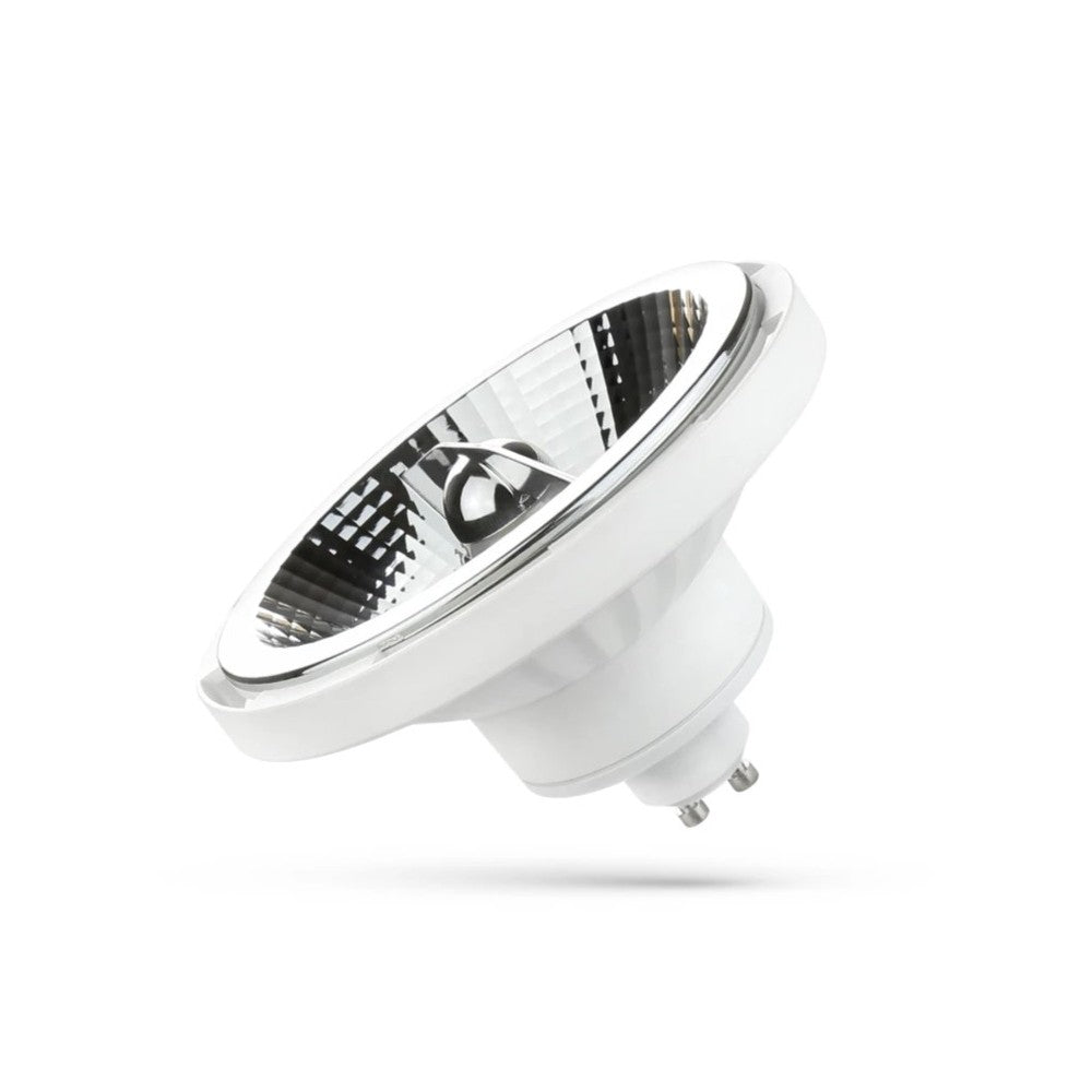 AR111 LED GU10 10W 230V 20° Varm Hvid Dæmpbar Hvid Spectrum RA80 950lm