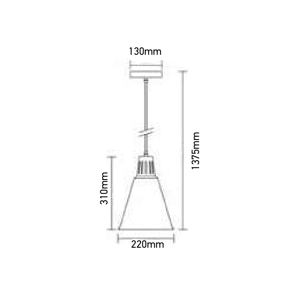 V-Tac moderne pendellampe - Krom + hvid sandblæst, Ø22 cm, E27, Max 60W