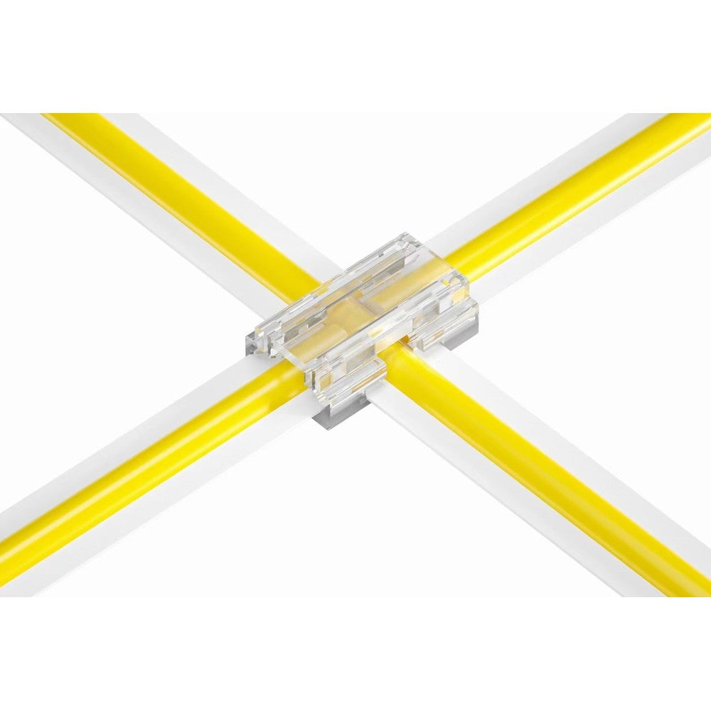 LED strip 8 i 1 samler - 8mm COB, enkeltfarvet, IP20, 5V-24V - Ideel til alle former for belysningssystemer