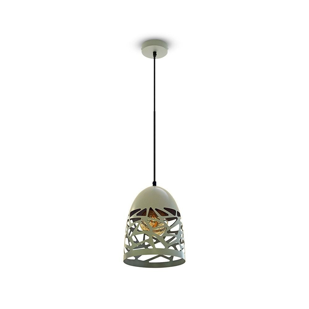 V-Tac Pendellampe - Mat Grå, Metal, E27, Max. 60W