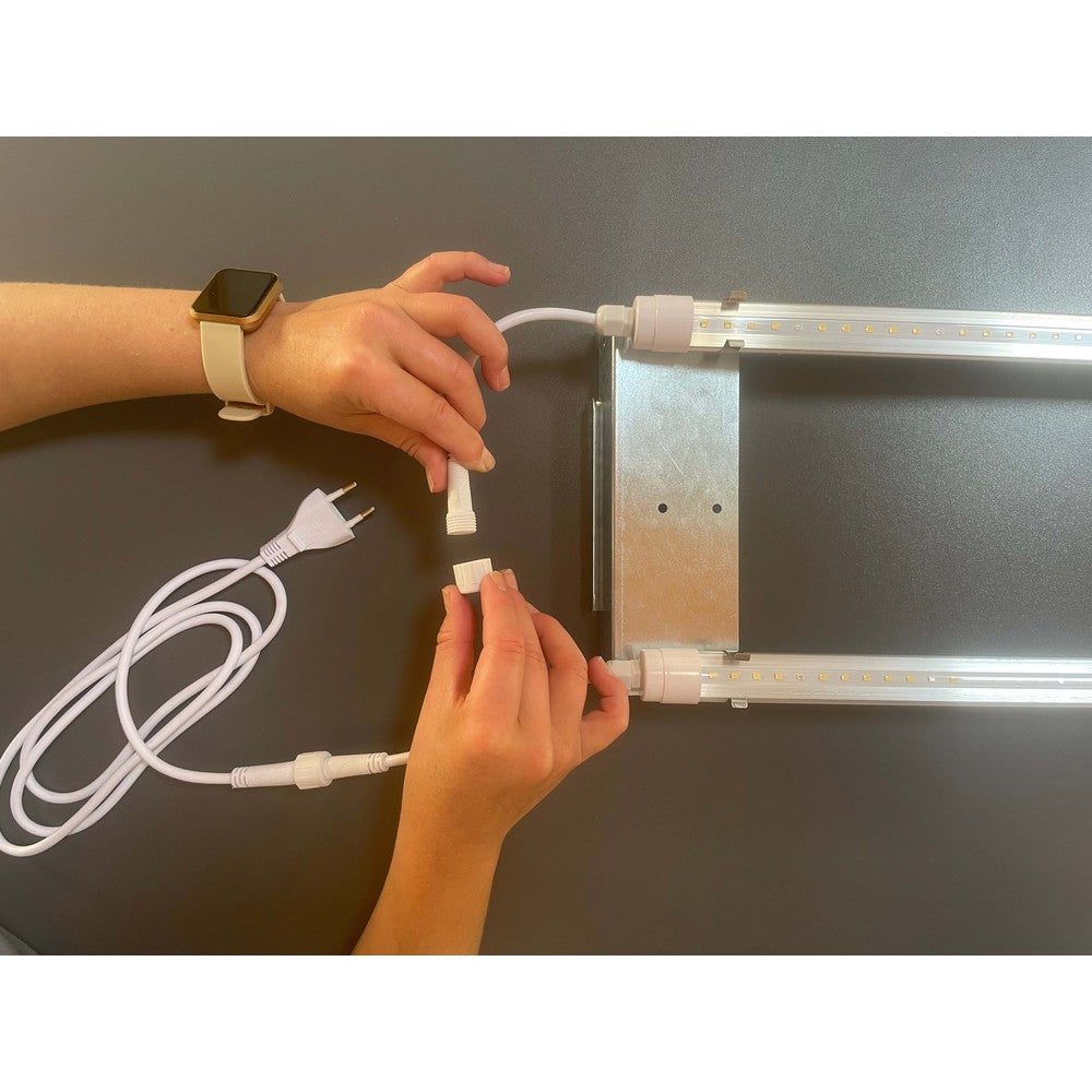 LEDlife Pro-Grow 2.0 vækst sæt - 120 cm, 36W LED, fuldt spektrum - IP65, 18W, 230V