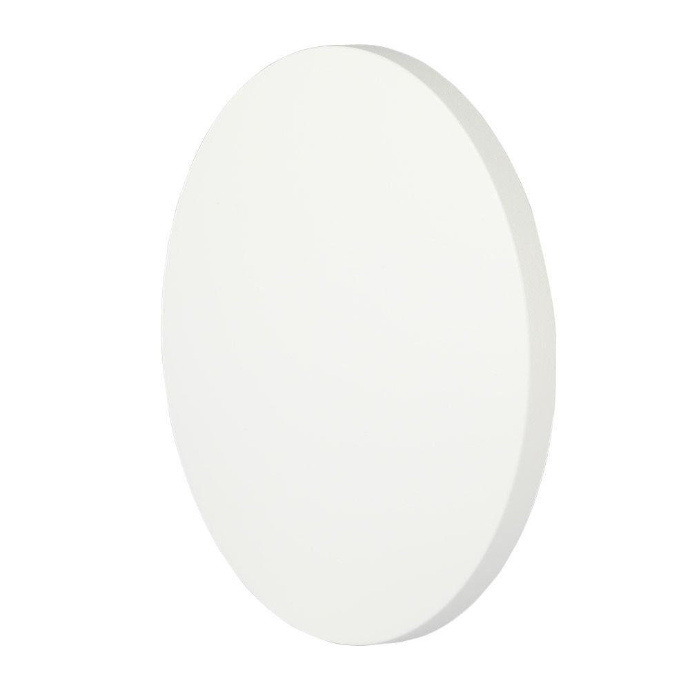 V-Tac 6W LED hvid væglampe - Rund, indirekte, IP65 udendørs, 230V, inkl. lyskilde (Erstatning for 50W)