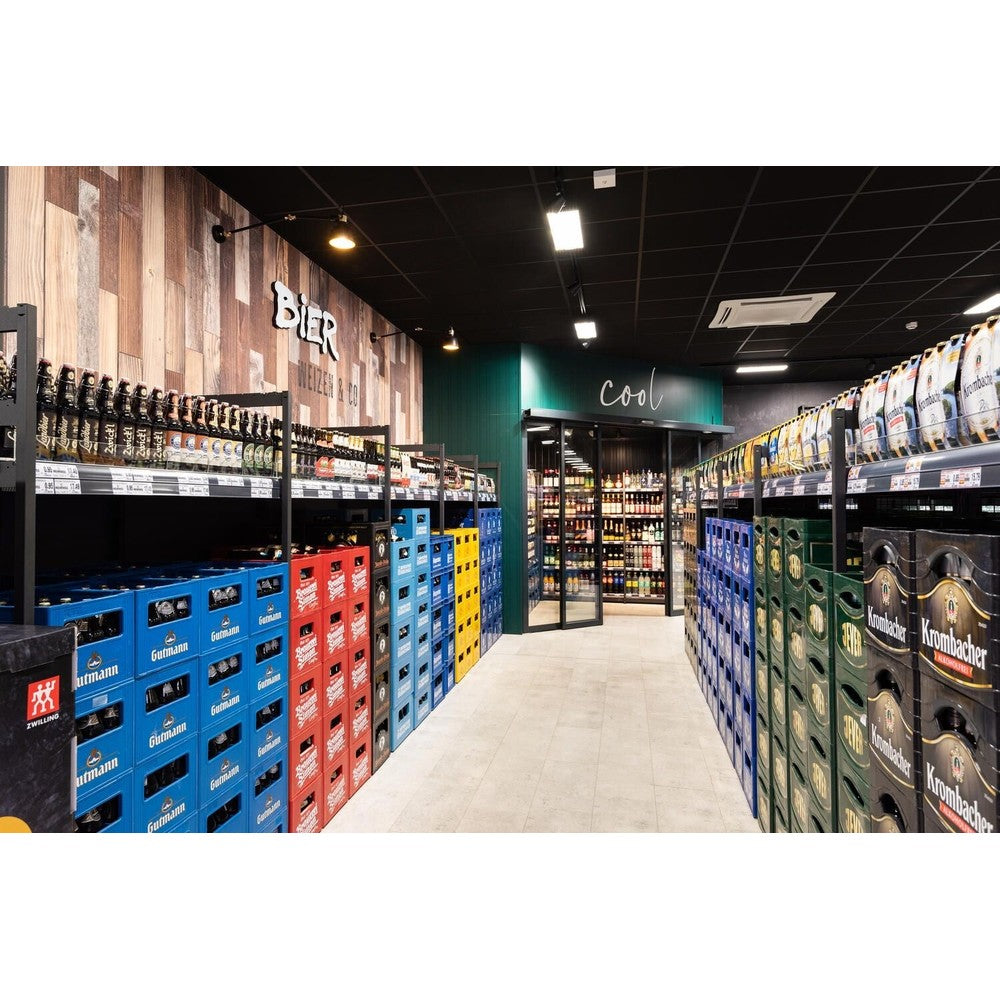 LEDlife Shoplight LED board 60W - Sort 3-faset skinner med 90 graders spredning