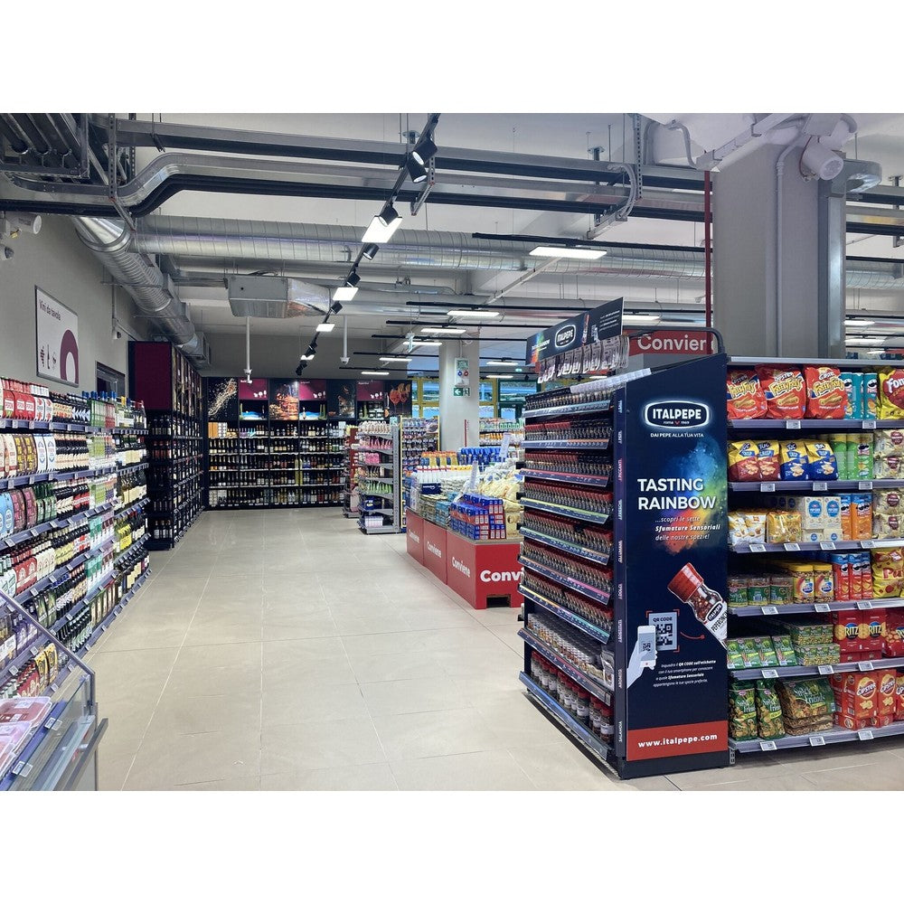LEDlife Shoplight LED board 60W - Sort 3-faset skinner med 90 graders spredning
